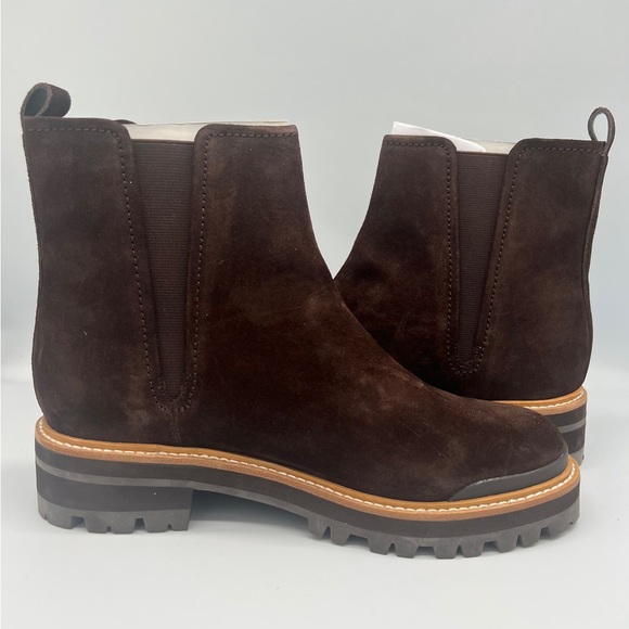 Marc Fisher Ilora Brown Suede Ankle Booties - Picture 6 of 12